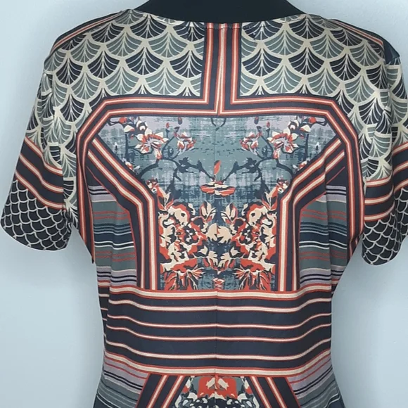 Forever 21 Abstract Print Bodycon Dress Si… - Picture 7 of 11